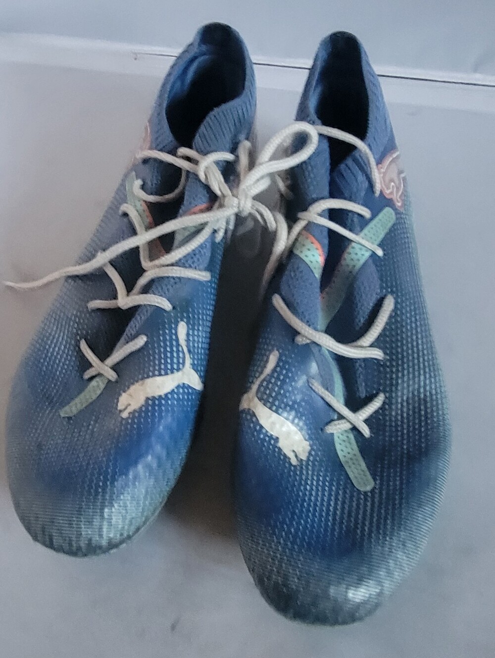 Puma Future Z Soccer Shoes Mens Size 8.5 Blue Cleats FG Firm Ground - Picture 2 of 5